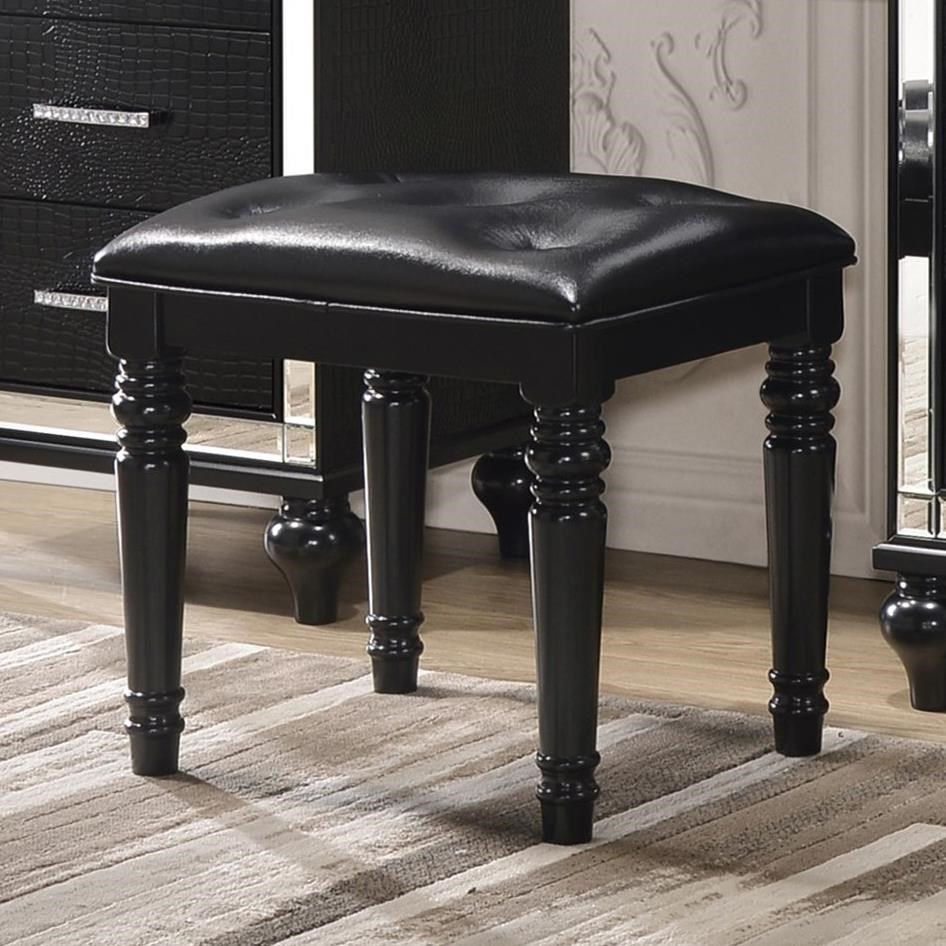 New Classic Valentino BA9698B092 Vanity Table Stool Knight Furniture
